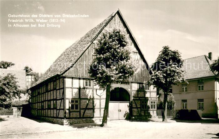 Alhausen Westfalen Geburtshaus des Dichters von Dreizehnlinden Friedrich Wilhelm