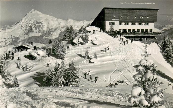 Kitzbuehel Tirol Bergrestaurant Hahnenkamm
