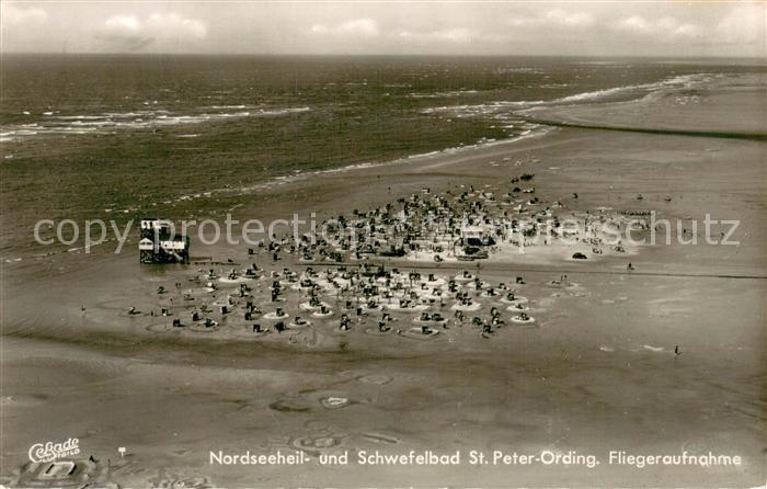 St-Peter-Ording Fliegeraufnahme Strand