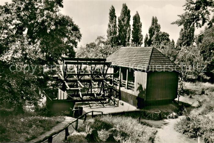 Bad Dueben Schiffmuehle im Burggarten