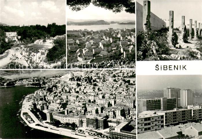 Sibenik Fliegeraufnahmen Teilansichten