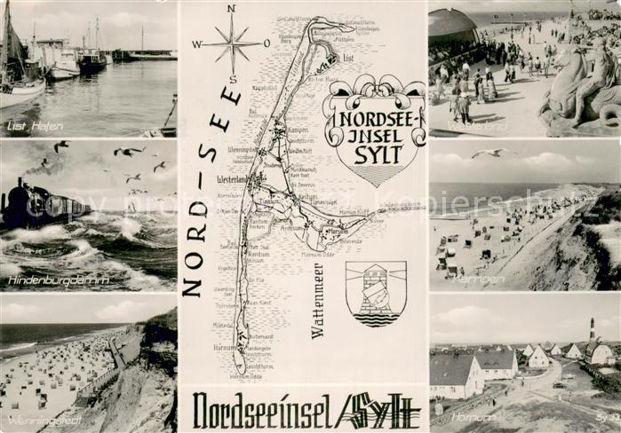Insel Sylt List Hafen Hindenburgdamm Wenningstedt Westerland Kampen Hoernum