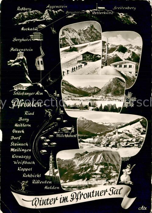 Pfronten Ostallgaeu Bayern Teilansichten