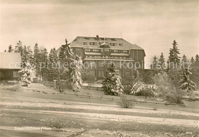Friedrichsbrunn Harz FDGB Sanatorium Ernst Thaelmann