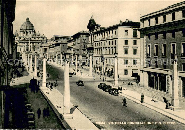 Roma Rom Via della Conciliazione e San Pietro