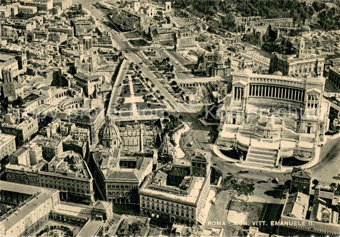 Roma Rom Monument Vittorio Emanuele II Fliegeraufnahme
