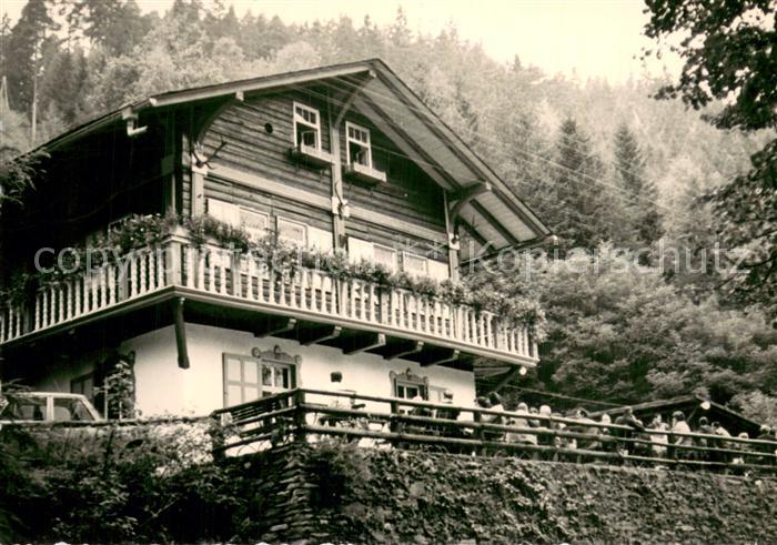 Schwarzburg Thueringer Wald Schweizerhaus im Schwarzatal
