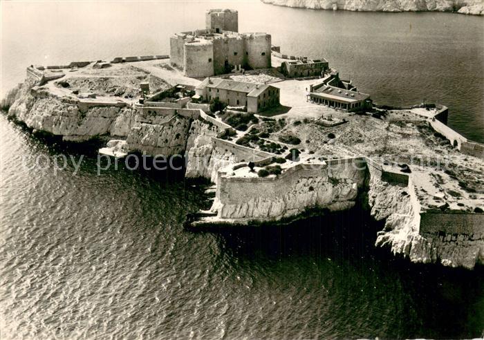 Marseille 13 Vue aerienne du Chateau d If