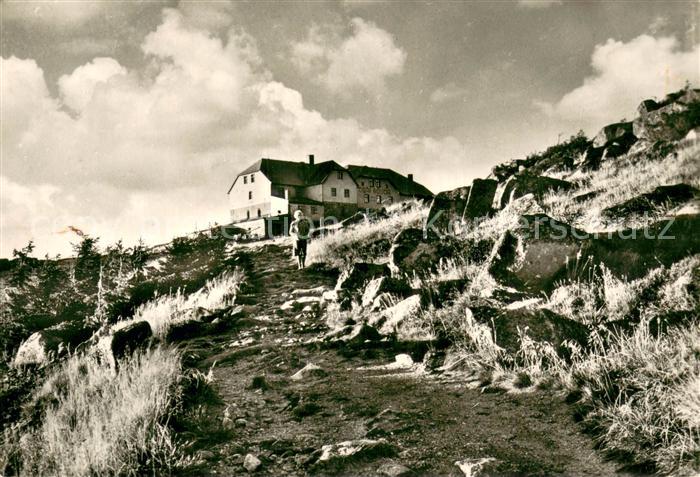 Riesengebirge Krkonose Karkonosze Obri bouda Restauracni