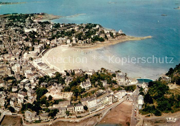 Dinard 35 Pont d Emeraude Plage Pointe de la Malouine vue aérienne