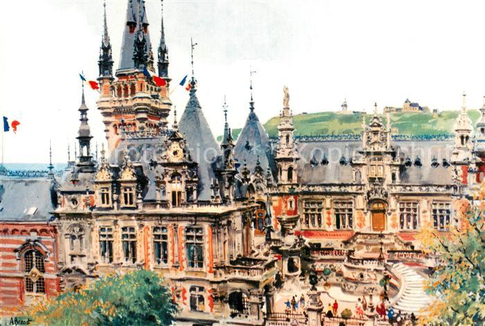 Fecamp 76 La Bénédictine Peinture Kuenstlerkarte