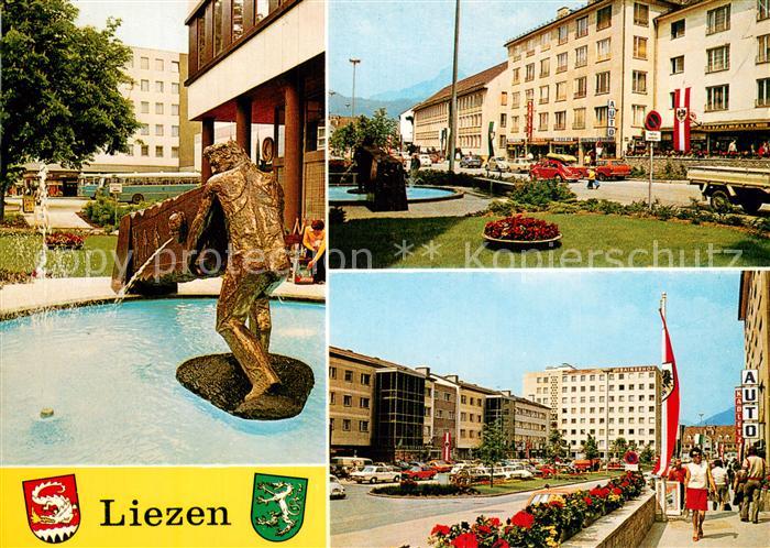 Liezen Steiermark Teilansichten d. Stadt