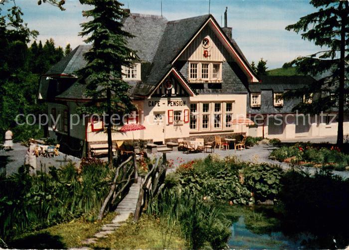 Winterberg Hochsauerland Pension-Cafe Haus am Walde Aussenansicht