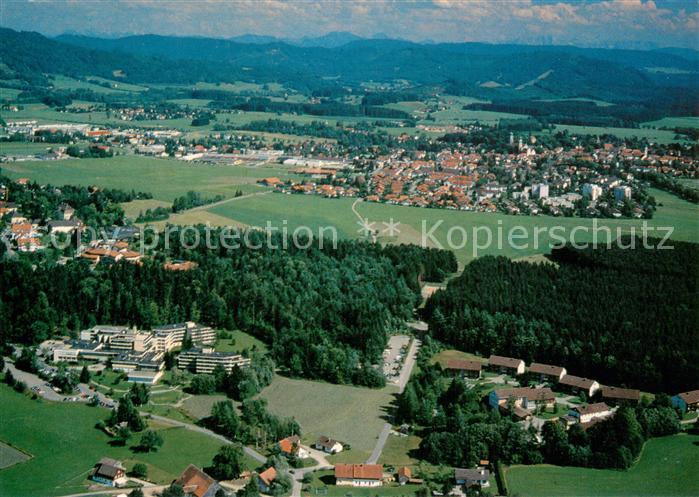 Isny Allgaeu Fliegeraufnahme Klinikum Neutrauchburg