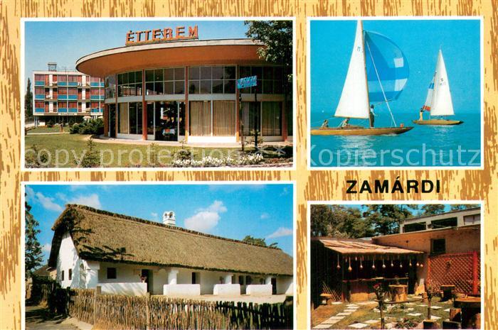 Zamardi HU Etterem Reetdachhaus