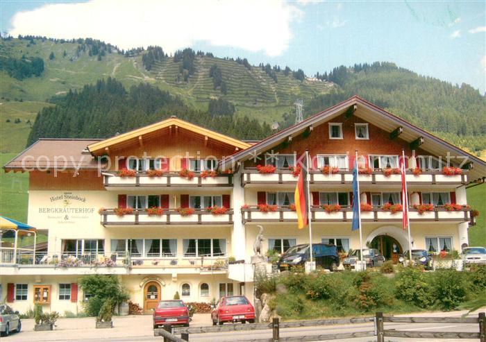 Mittelberg Guenzach Bergkraeuterhof Hotel Steinbock Aussenansicht