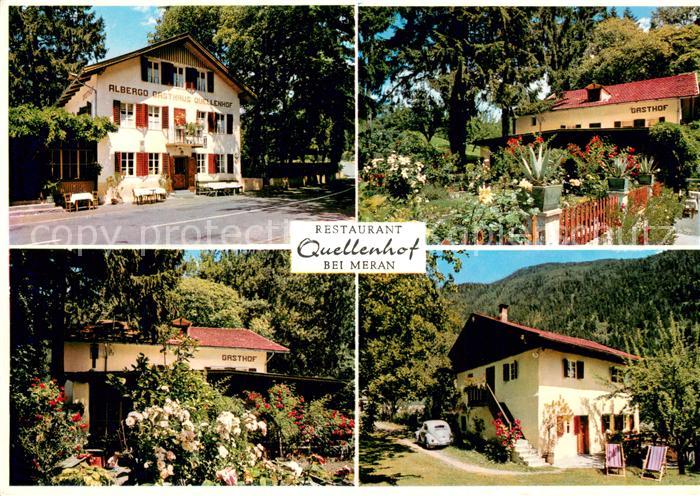 Meran Merano Albergo Alla Sorgente u. Gasthof Quellenhof