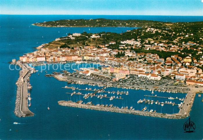 Saint Tropez Var Fliegeraufnahme Port et la Citadelle
