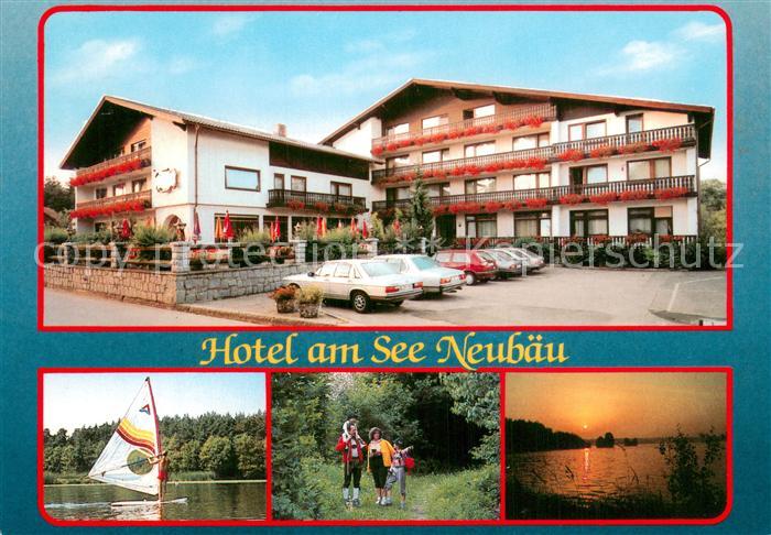 Neubaeu Roding Hotel am See Aussenansicht See-Ansicht