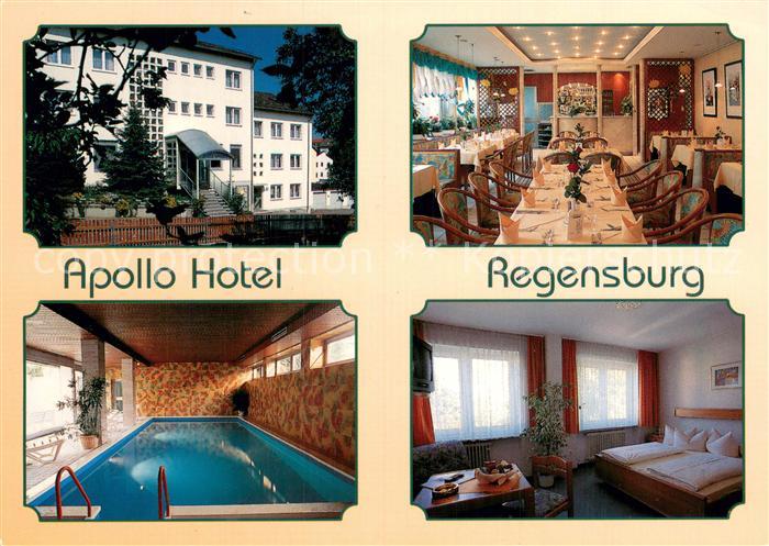 REGENSBURG Bayern Apollo Hotel Teilansichten m. Hallenschwimmbad Informationen