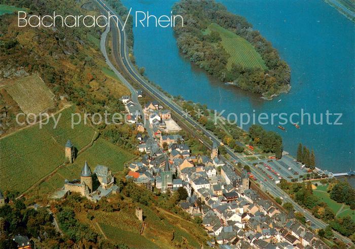 Bacharach Rhein Fliegeraufnahme