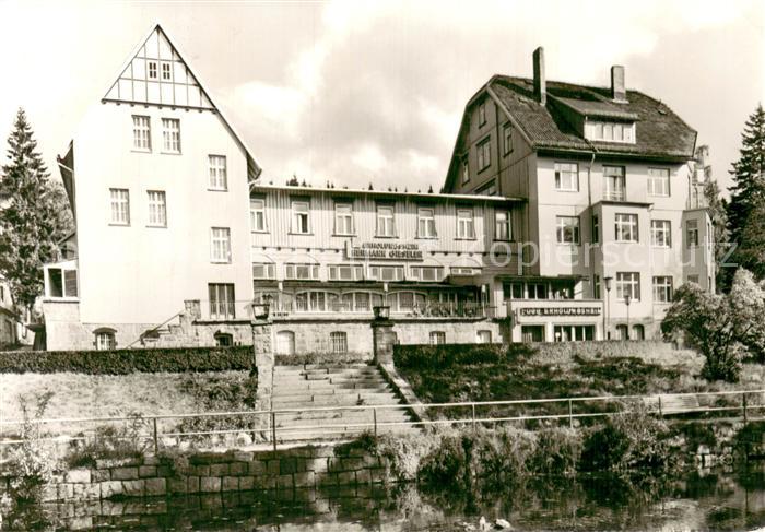 Schierke Harz FDGB-Erholungsheim Hermann Gieseler Aussenansicht