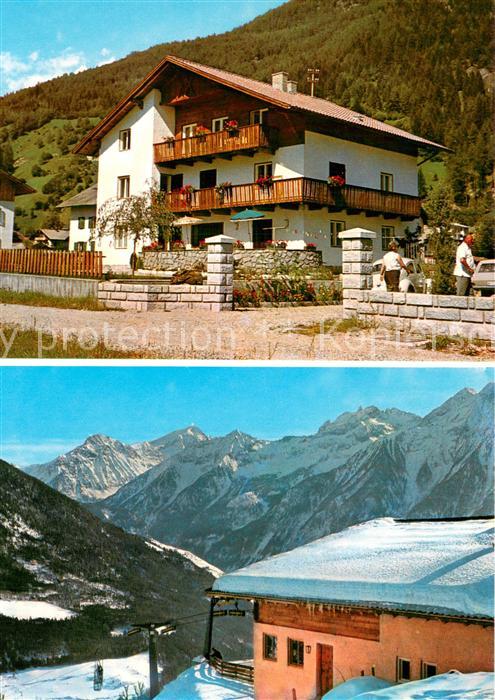 Campo Tures Garni Holzer Aussenansichten Sommer-Winter