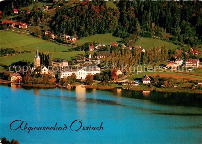 Ossiach Ossiachersee Fliegeraufnahme See
