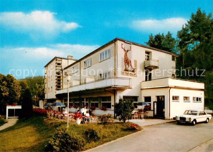 Heigenbruecken Waldhotel St. Hubertus Aussenansicht m. Hallenbad-Sauna