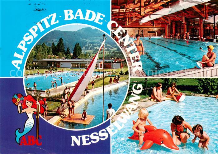Nesselwang Allgaeu Bayern Alpspitz-Bade-Center Teilansichten