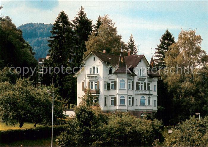 Bad Herrenalb Hotel-Pension Bergschloesschen garni Aussenansicht