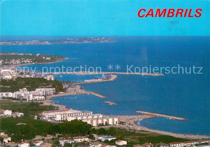 Cambrils Costa Dorada ES Fliegeraufnahme Panorama Strand