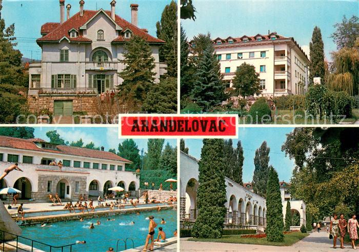 Arandelovac Serbia Schwimmbad Parie im Park
