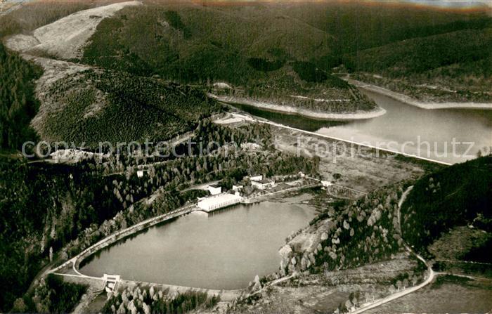 Osterode Harz Soesetalsperre Kurt Schreiber Betriebe Fliegeraufnahme