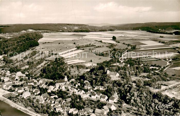 Herstelle Weser Fliegeraufnahme