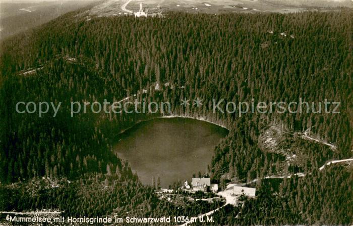 Sasbachwalden Berghotel Mummelsee mit Hornisgrinde Fliegeraufnahme