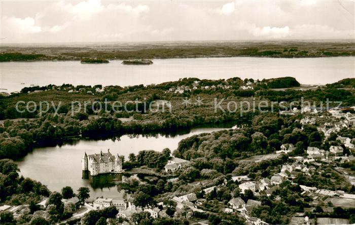 Gluecksburg Ostseebad Fliegeraufnahme mit Schloss Gluecksburg