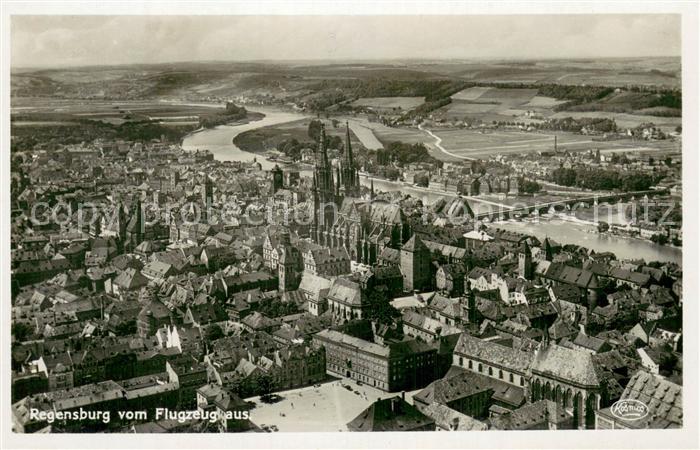 REGENSBURG Bayern Fliegeraufnahme