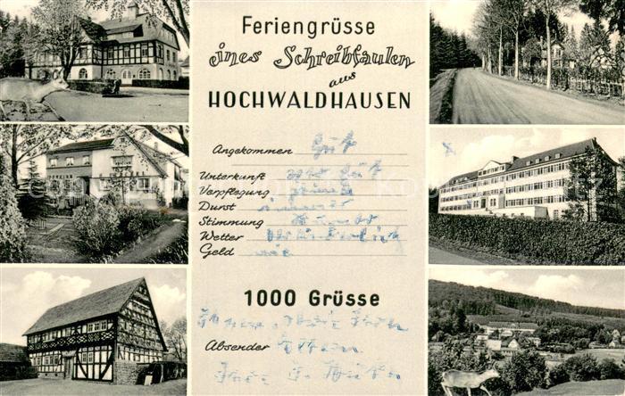 Hochwaldhausen Ilbeshausen Teilansichten Panorama