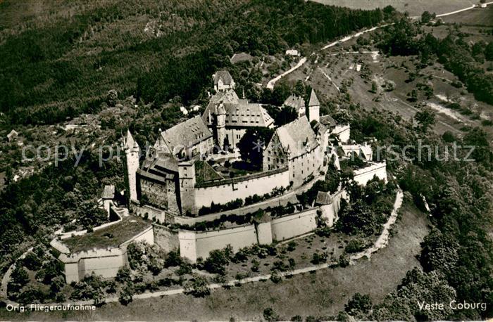 Coburg Bayern Veste Coburg Fliegeraufnahme