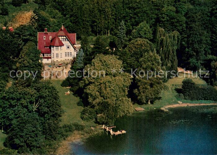 Malente-Gremsmuehlen Gaestehaus Herse am Kellersee Fliegeraufnahme