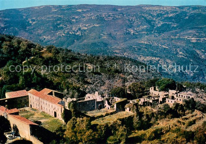 Collobrieres Chartreuse de la verne Vue generale aerienne