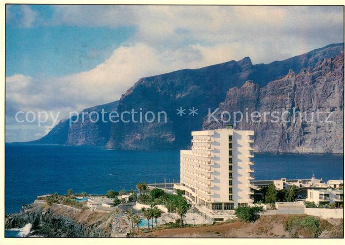 Tenerife Islas Canarias Spanien ES Hotel y Acantilado de Los Gigantes Fliegerauf