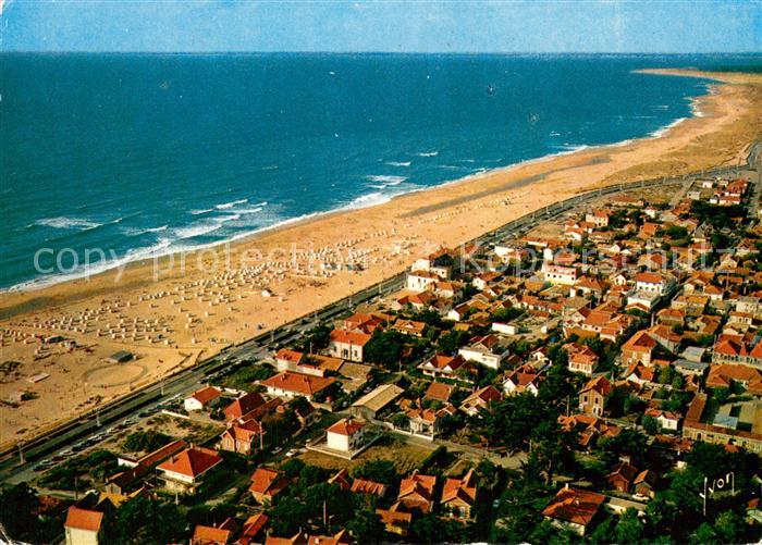 Soulac-sur-Mer Vue aerienne de la Plage et du Front de mer
