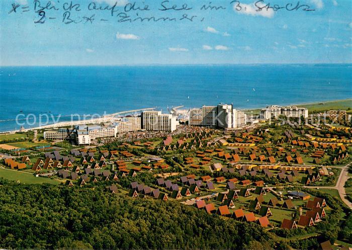 Damp Ostseebad Fliegeraufnahme