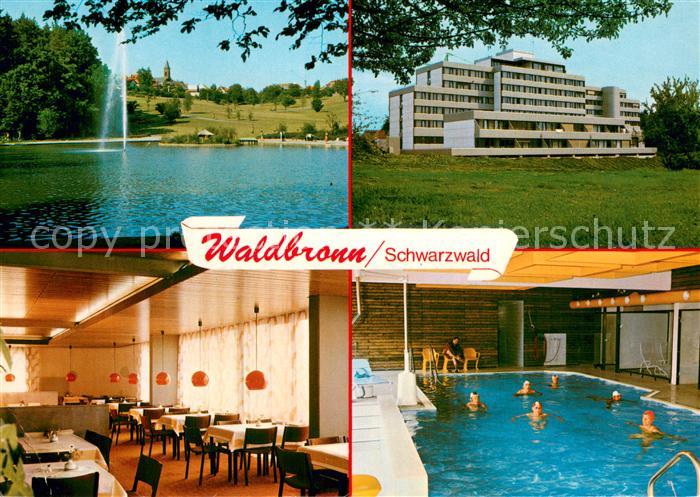 Waldbronn Albtal Thermalbad Fontaene Speisesaal Hallenbad