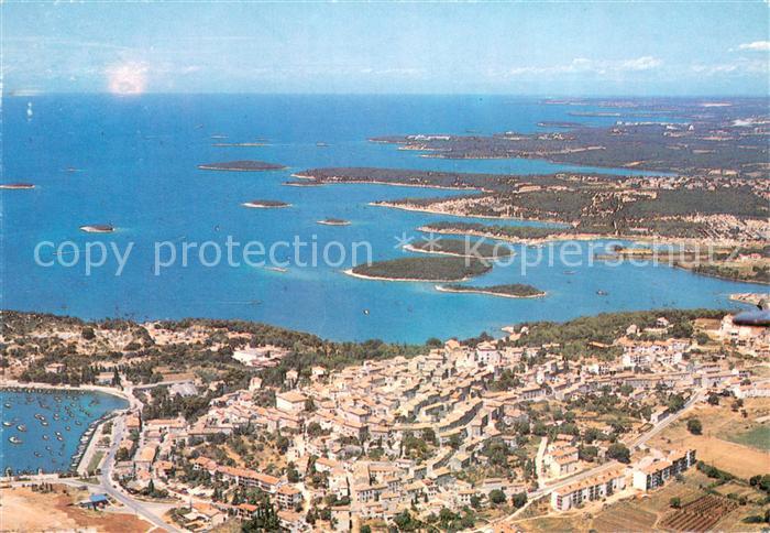 Vrsar Istria Croatia Fliegeraufnahme