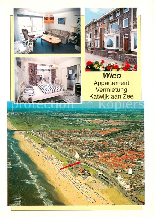 Katwijk aan Zee Wico Appartement Vermietung Fliegeraufnahme