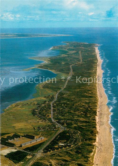 SYLT Insel Schleswig-Holstein Fliegeraufnahme mit Amrum