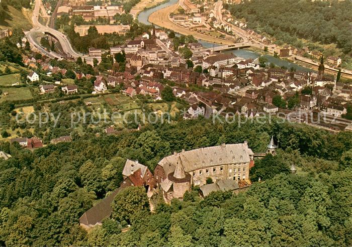 Hohenlimburg Fliegeraufnahme mit Schloss